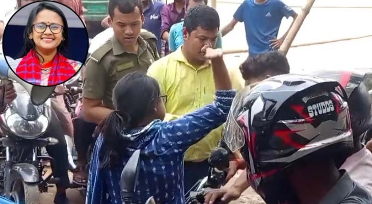 ফুয়েল কার্ডের ছবির সঙ্গে অমিল থাকায় তরুণকে থাপ্পড় দিলেন ইউএনও